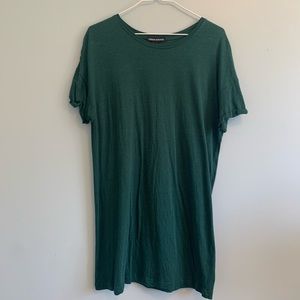Forest Green T-Shirt Dress